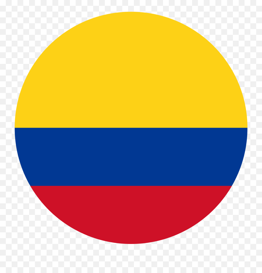 Colombia Flag Emoji U2013 Flags Web - Colombia Flag Round Icon,Blue Circle Emoji