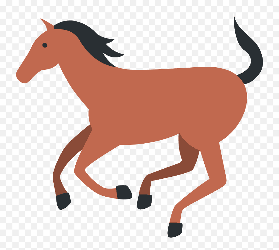 Horse Emoji Clipart Free Download Transparent Png Creazilla - Emoji,Emoji Animals