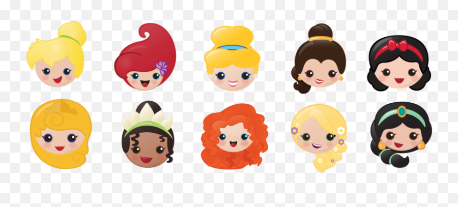 Disney Princess Emoji Discovered - Disney Princess Face Emoji,Princess Emoji