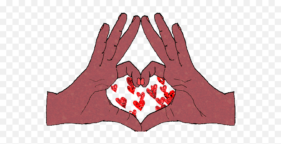Tag For Heart Broken Heart Animation Sticker By Jimmy The - Hands Hearts Gif Emoji,Black Heart Emoji Ios 10