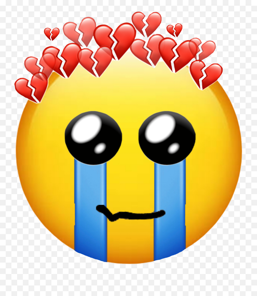 Heartbreak Emoji Heartbreak Emoji - Happy,:( Emoji