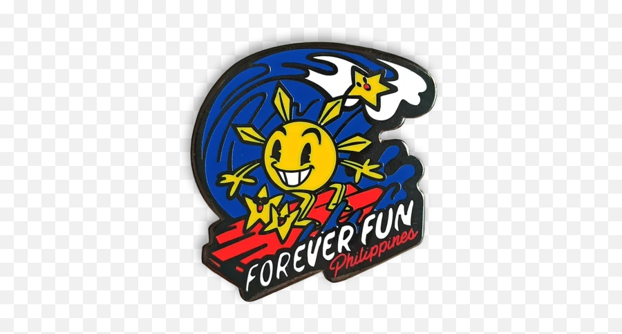 Forever Fun Enamel Pin - Automotive Decal Emoji,Twinning Emoji