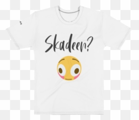 Skadeen Merch Store - Short Sleeve Emoji,420 Emoticon