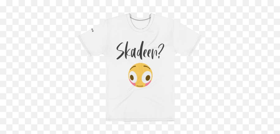 Skadeen Merch Store - Short Sleeve Emoji,420 Emoticon
