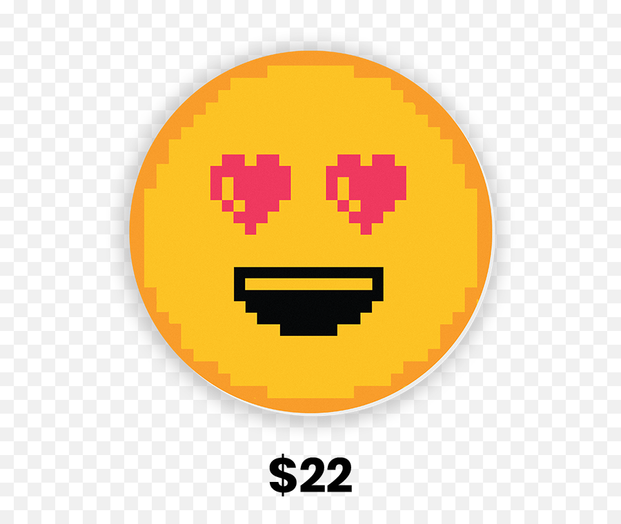 Apple Logo Pixel Art Emoji,Heart Eyes Emoji Png