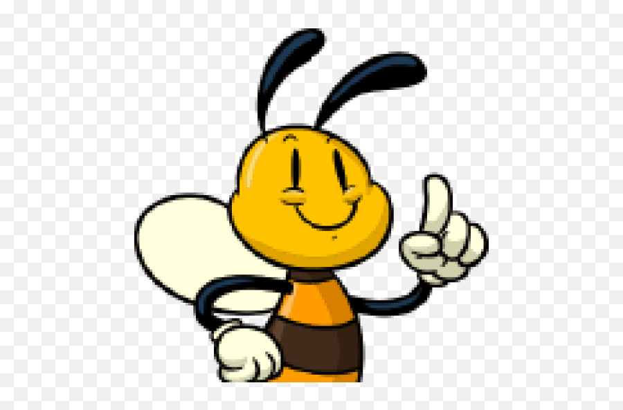 Cropped - Clip Art Emoji,Bee Emoticon