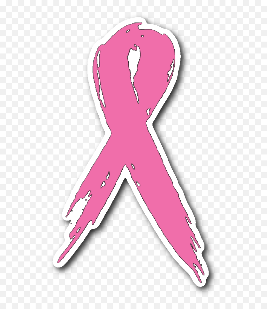 Pink Ribbon Sticker In 2019 - Pink Ribbon Breast Cancer Sign Emoji,Breast Cancer Awareness Emoji