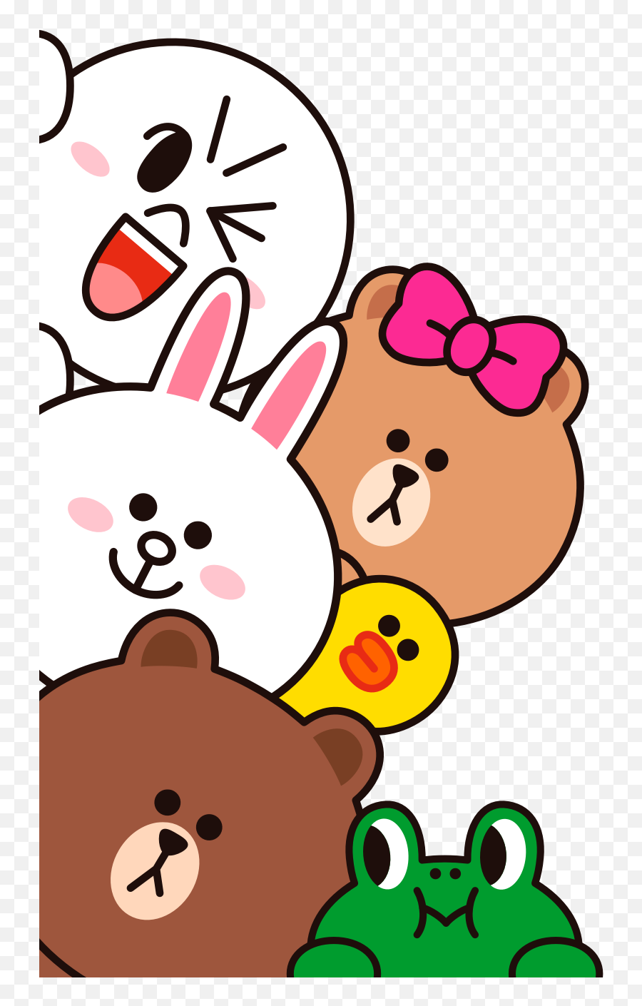 Line Friends Png Hd Png - Line Friends Emoji,Friend Emoticon