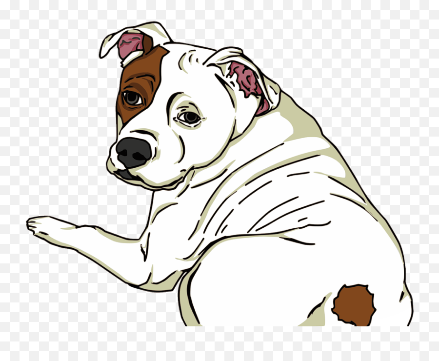 Animal Dog Pet - American Bulldog Clipart Emoji,Pit Bull Emoji