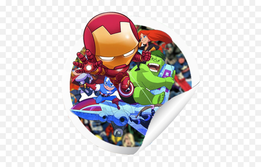 Stickers Super Hero And Comics For - Cartoon Emoji,Avenger Emoji