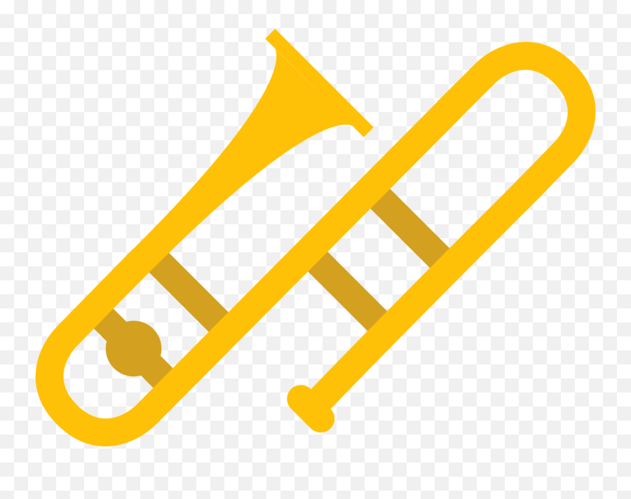 Trombone Png - Trombone Clipart Png Emoji,Bass Clef Emoji