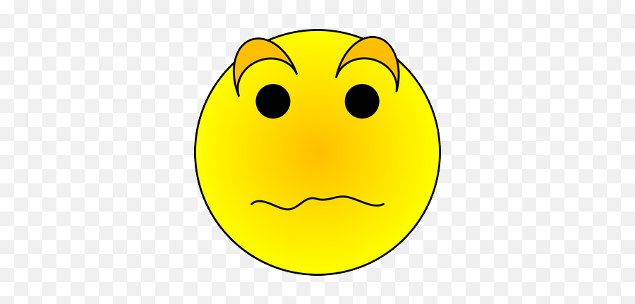 Worried Smiley Download Free Clip Art - Clip Art Emoji,Emoticons Worried