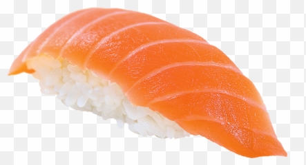 Salmon Sushi Nigiri Japanesefood - Sashimi Emoji,Salmon Emoji