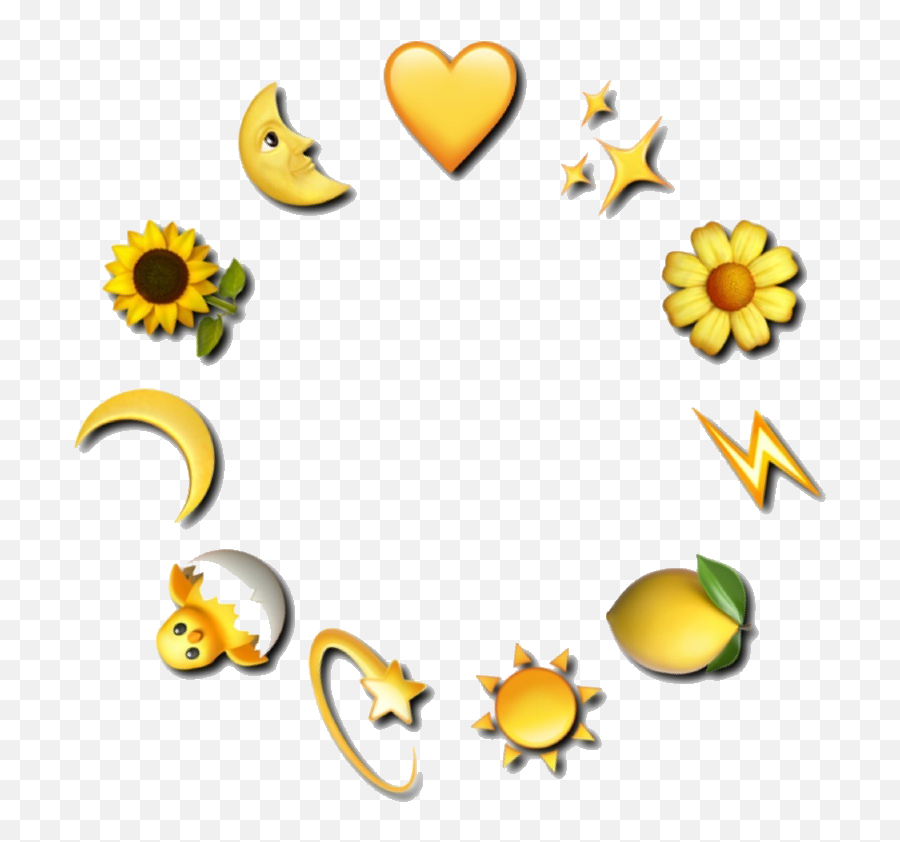 Emoji Emojis Yellowemojis Emojicombos - Aesthetic Emojis Transparent Background,Emojic