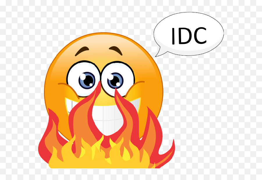 Idc Emoji - Cartoon,O_o Emoji
