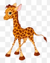 Clipart Giraffe Small Giraffe Clipart Giraffe Small Giraffe - Transparent Baby Giraffe Cartoon Emoji,Giraffe Emoji