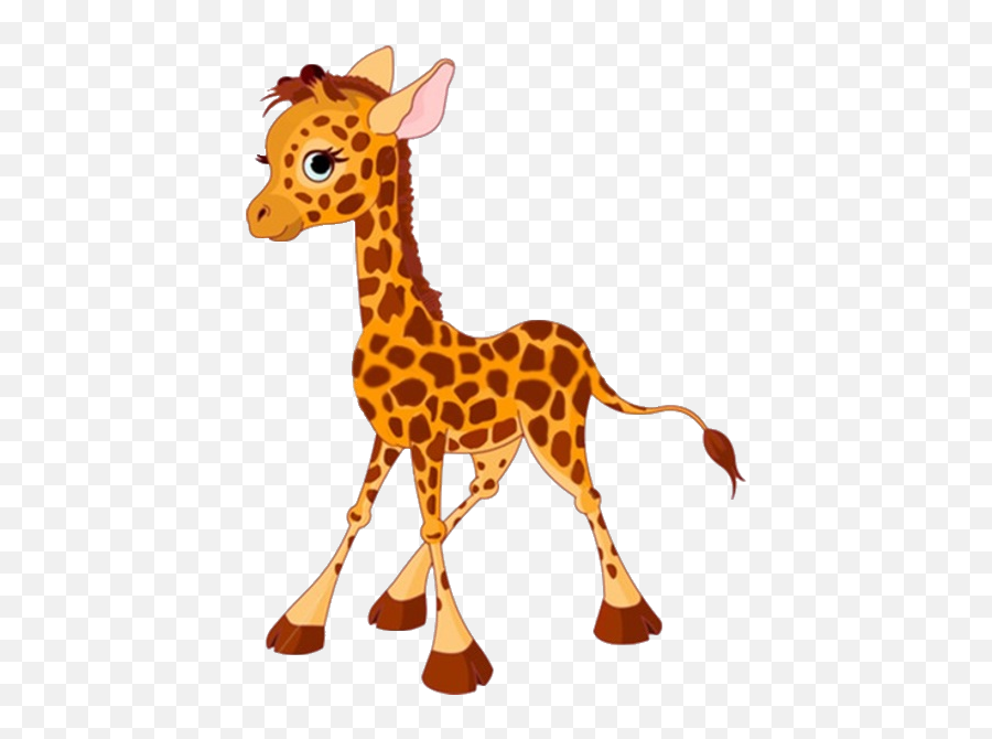 Clipart Giraffe Small Giraffe Clipart Giraffe Small Giraffe - Transparent Baby Giraffe Cartoon Emoji,Giraffe Emoji