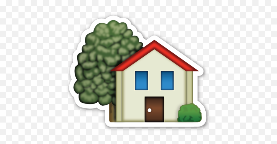 House With Garden - Clipart House Transparent Background Emoji,Log Emoji