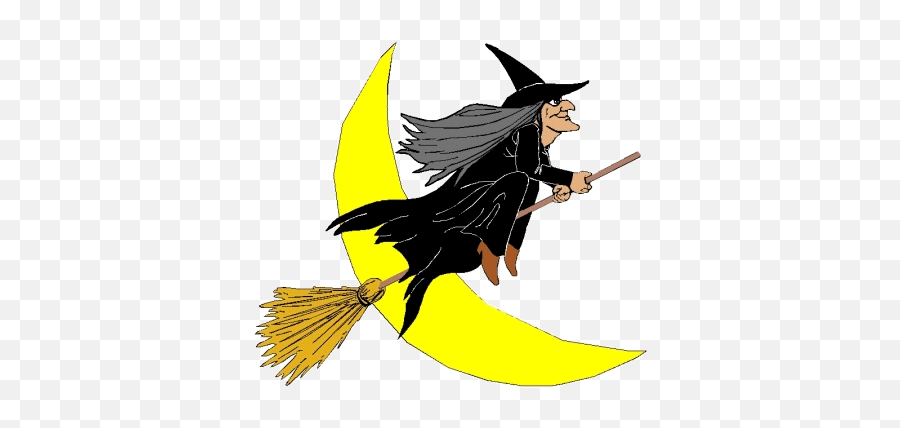 Witch Clip Art Silhouette Free Clipart Images - Clipartix Witch Clip Art Emoji,Witch On Broom Emoji