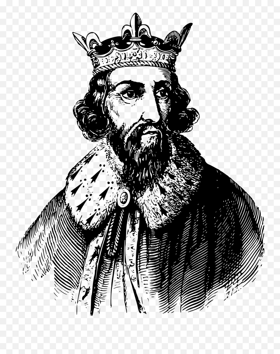Alfred The Great Vector Clipart Image - King Of Anglo Saxons Emoji,Discord Crown Emoji