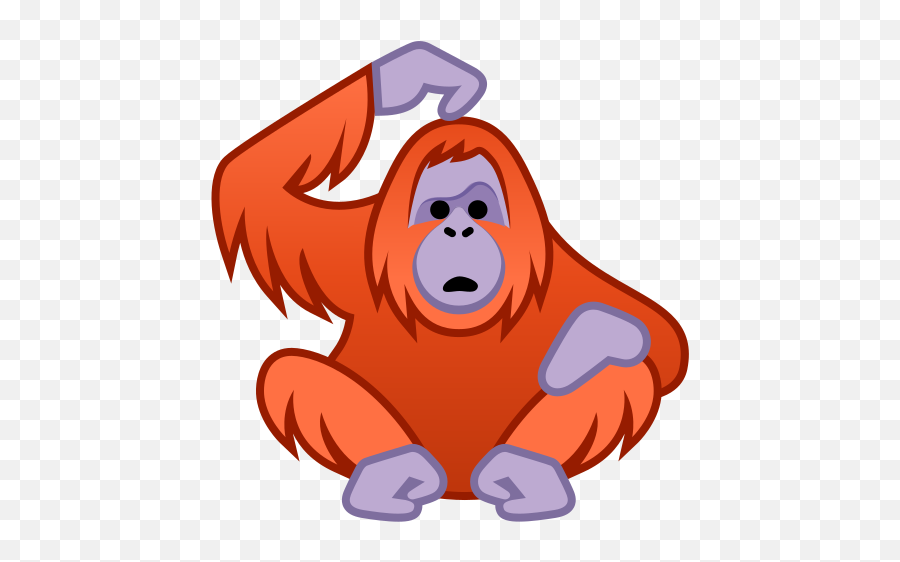 Orangutan Emoji - Android 10 New Emoji,Great Emoji