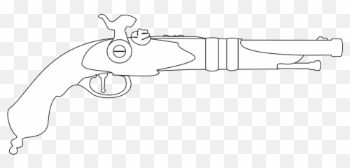 Free Pistol Gun Vectors - Pirate Pistol Art Png Emoji,Bullet Emoticon
