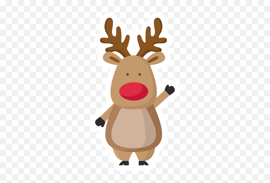 Png Rudolph The Red Nosed Reindeer - Rudolf The Rednose Reindeer Emoji,Rudolph Emoji