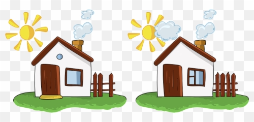 House Houses Spot The Difference - Spot The Difference Houses Emoji,Real Estate Emojis