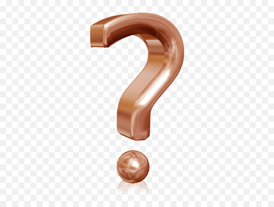 Copper Question Mark 3d - Question Mark Gif Png Emoji,Question Mark Emoji