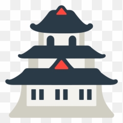 Fxemoji U1f3ef - Japanese Castle Emoji,House Emoji