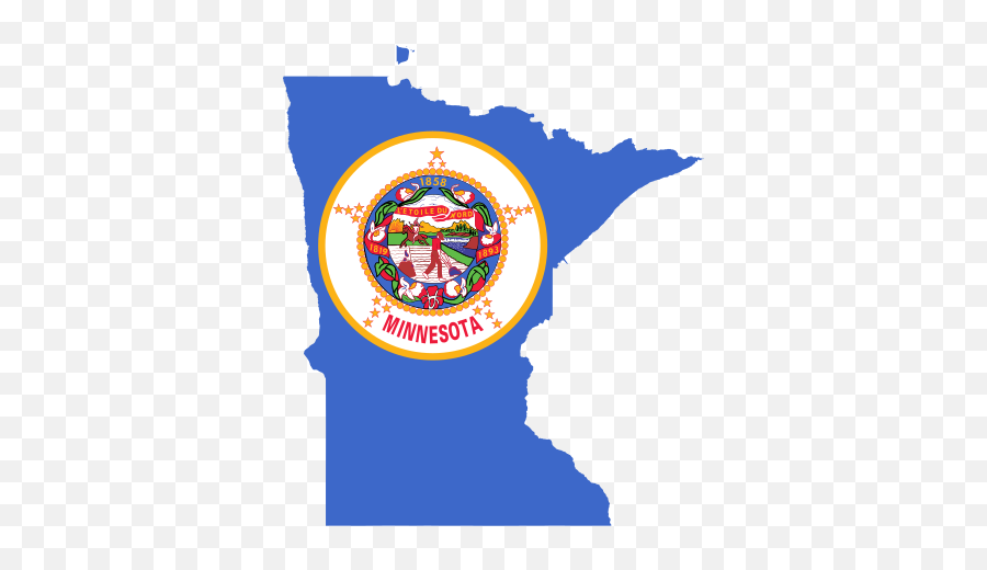 Flag Map Of Minnesota - Minnesota Flag In State Emoji,Lgbt Flag Emoji