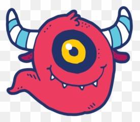 Monster Doodle - Monster Doodle Png Emoji,Purple Horned Emoji