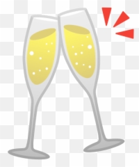 Clinking Glasses Emoji Meaning With Pictures - Glasses Emoji Champagne Toast Meaning,Wine Emoji