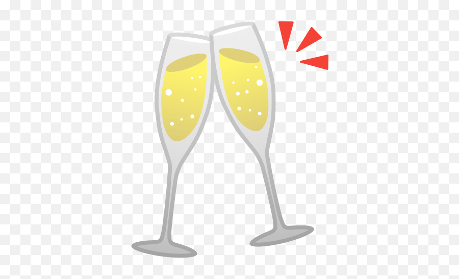 Clinking Glasses Emoji Meaning With Pictures - Glasses Emoji Champagne Toast Meaning,Wine Emoji