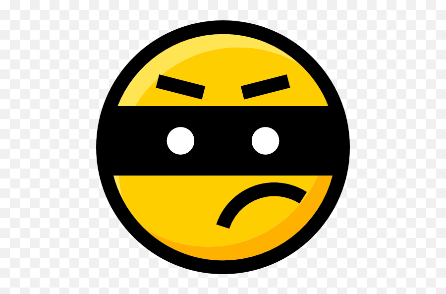Interface Faces Emoticons Smileys Thief Emoji Ideogram - Thief Emoji,Thief Emoji