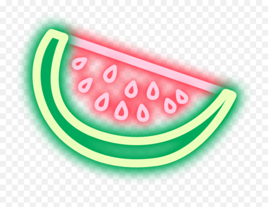Melancia Frutafresca Fruta Freetoedit - Neon Fruit Png Emoji,Ovo Emoji Copy And Paste
