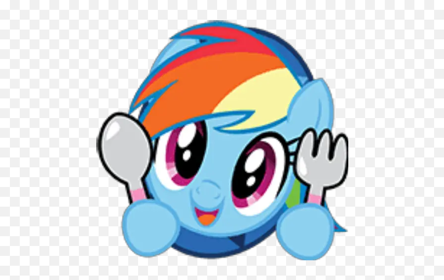 My Little Pony Emoji Pelekat Untuk - Clip Art,Pony Emoji