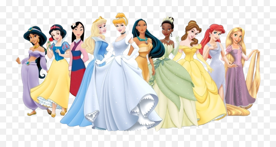 Disney Princess Lineup Psd Official Psds - 7 Disney Princesses Emoji,Disney Princess Emoji