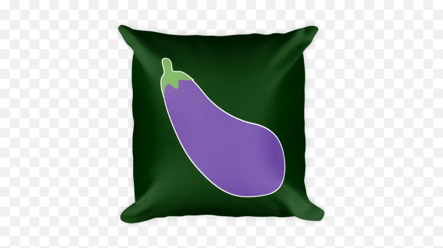 Eggplant Emoji - Throw Pillow,Eggplant Water Emoji