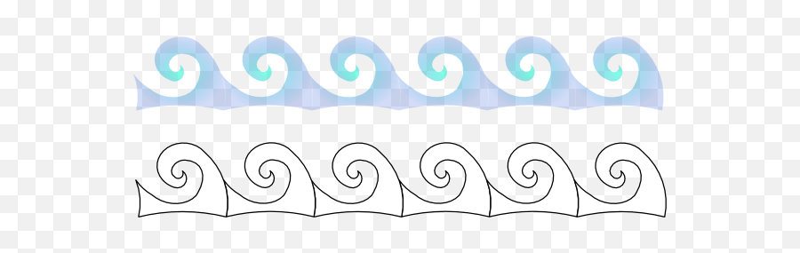 Air Waves Clipart Clipartcow 2 - Clipartix Art Clips Waves Emoji,Ocean Wave Emoji