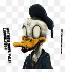 Evil Donald Duck - Zombie Donald Duck Emoji,Donald Duck Emoji