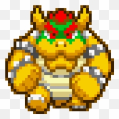 Top Play Nintendo Stickers For Android U0026 Ios Gfycat - Bowser Pixel Art Gif Emoji,Bowser Emoji