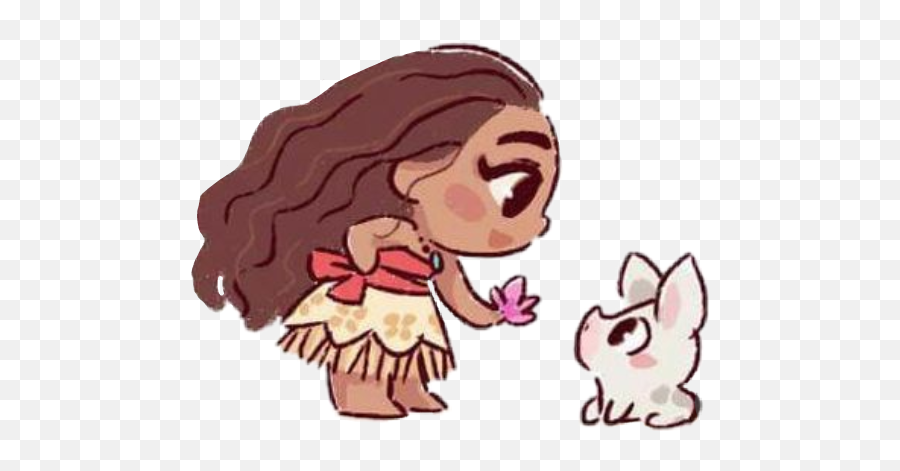 Moana Pua Disney Disneyprincess - Kawaii Disney Princess Drawings Emoji,Moana Emoji