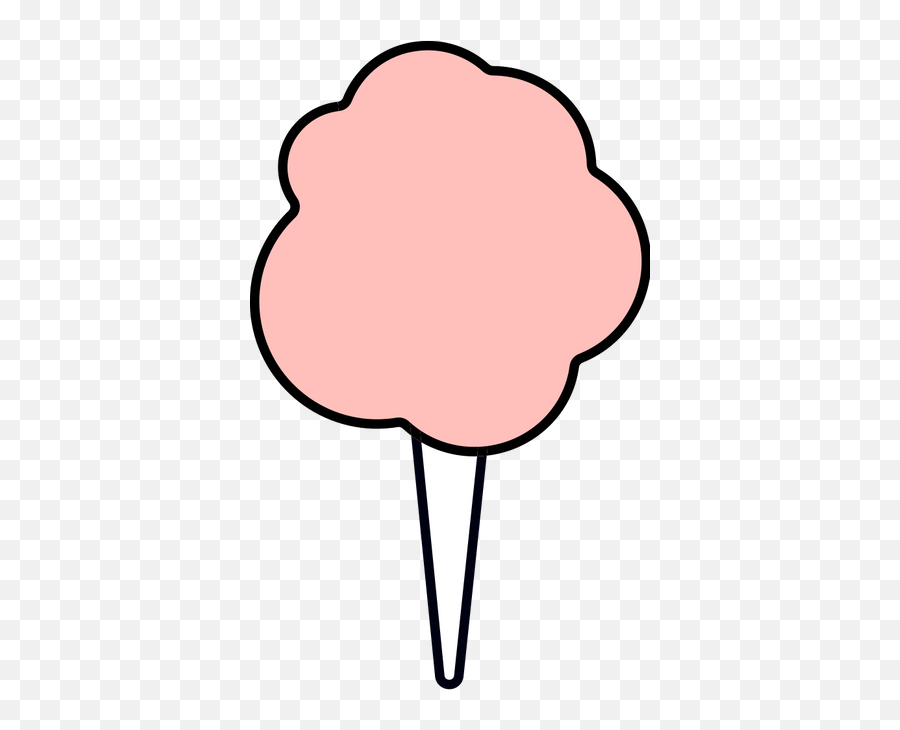 Cotton Candy Graphic - Clip Art Emoji,Candy Emoji