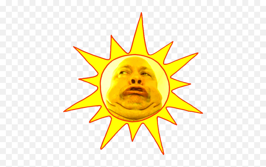 Top Anyone Going To Do The Sun Run Tomorrow Stickers For - Sun With Double Chin Emoji,Sunshine Emoji