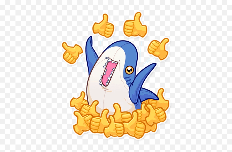 Telegram Stickers Emoji Drawings - Shark Telegram Sticker,Telegram Emoji Stickers
