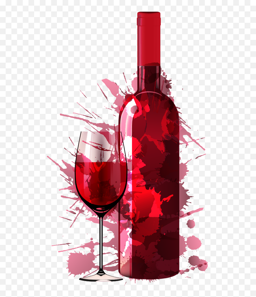 Download Drink Creative Dinner Vector Party Painting Red - Wine Splash Vector Free Emoji,Wine Glass Emoticon