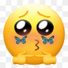 Emoji Shy Sticker - Smiley,Shy Emoji Iphone