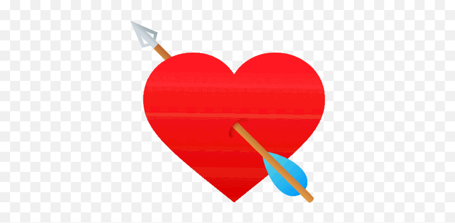 Heart With Arrow Joypixels Gif - Emoji Coeur Avec Fleche,Heart Arrow Emoji