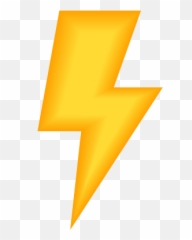 High Voltage Icon - Orange Emoji